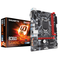 Gigabyte B360M Gaming HD (LGA 1151/ 2xDDR4 Slots / M.2 slotx1 / Gaming audio  )
